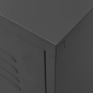 Anthrazit TV-Schrank Stahl 105 cm