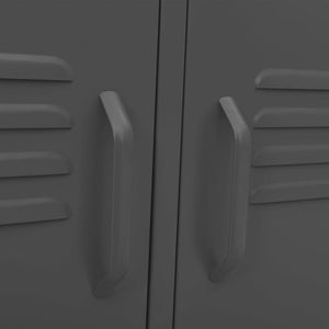 Anthrazit TV-Schrank Stahl 105 cm
