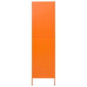 Oranger Stahlschrank 90x50x180 cm