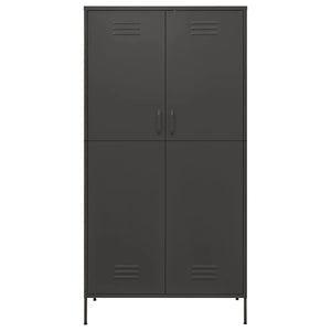 Anthrazit Kleiderschrank Stahl 90x50x180 cm