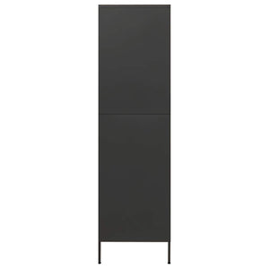 Anthrazit Kleiderschrank Stahl 90x50x180 cm
