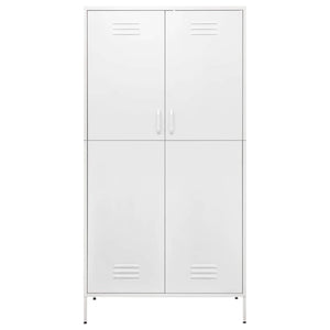 Weißer Stahlschrank 90x50x180 cm