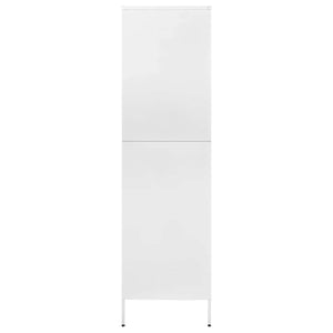 Weißer Stahlschrank 90x50x180 cm
