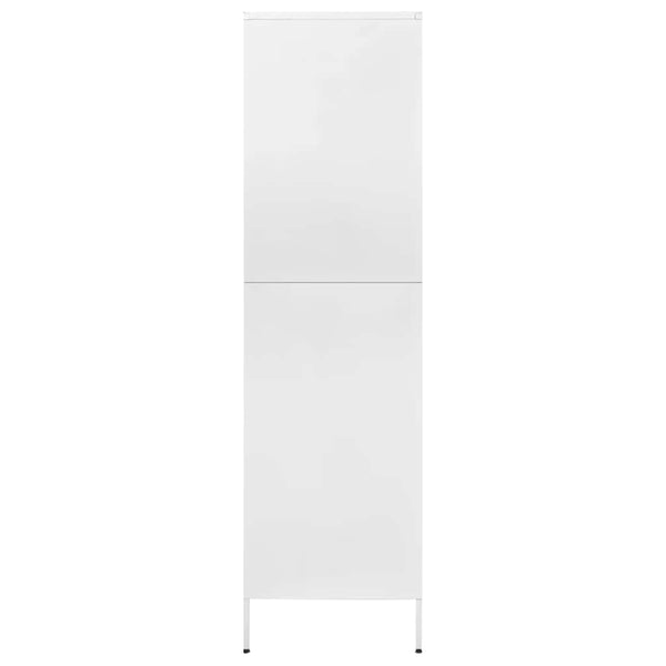 Weißer Stahlschrank 90x50x180 cm