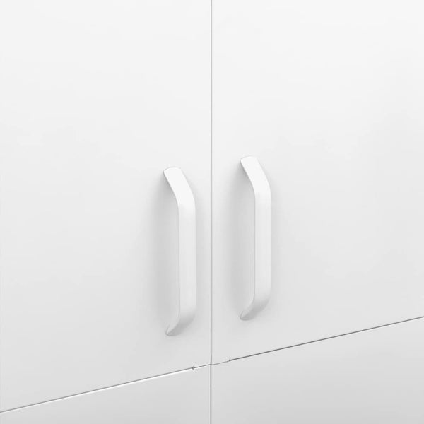 Weißer Stahlschrank 90x50x180 cm
