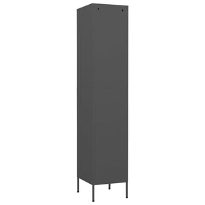 Anthrazit Schließfachschrank 35x46x180 cm