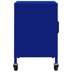 Marineblauer Lagerschrank aus Stahl
