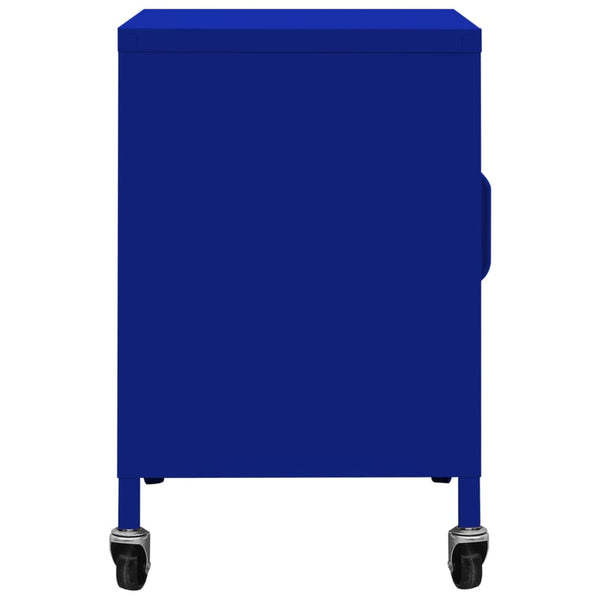 Marineblauer Lagerschrank aus Stahl