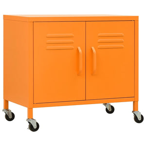 Oranger Stahlschrank 60x35x56cm