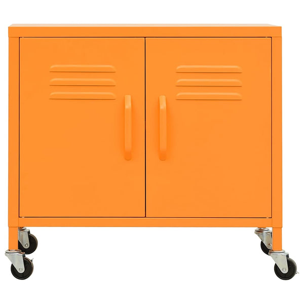 Oranger Stahlschrank 60x35x56cm