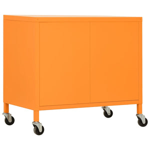 Oranger Stahlschrank 60x35x56cm