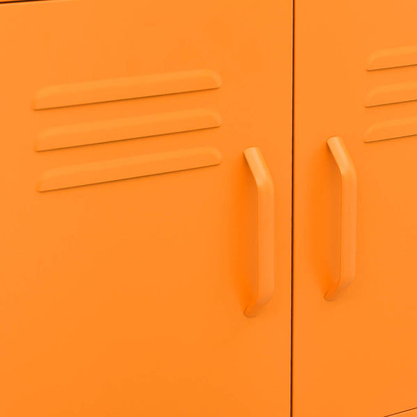 Oranger Stahlschrank 60x35x56cm