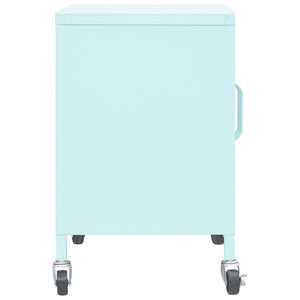 Mintgrüner Lagerschrank Stahl 60cm