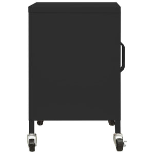 Lagerschrank Stahl Schwarz 60cm