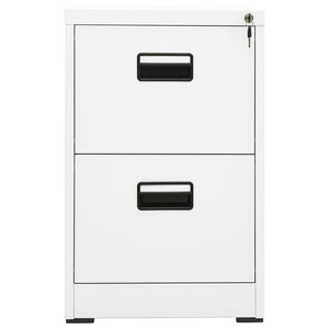 Aktenschrank Stahl Weiß, 46 cm
