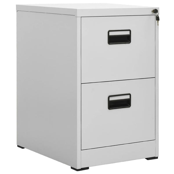 vidaXL Armoire de classement Gris clair 46x62x72,5 cm Acier