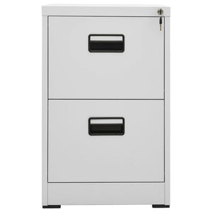 vidaXL Armoire de classement Gris clair 46x62x72,5 cm Acier