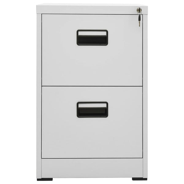 vidaXL Armoire de classement Gris clair 46x62x72,5 cm Acier