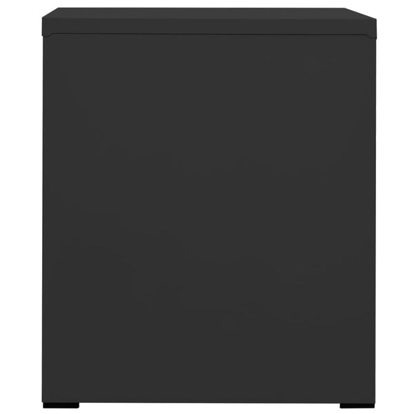 Aktenschrank Anthrazit Stahl 46x62x72,5 cm