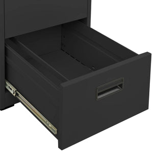 Aktenschrank Anthrazit Stahl 46x62x72,5 cm