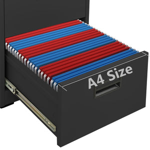 Aktenschrank Anthrazit Stahl 46x62x72,5 cm
