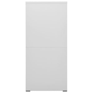 vidaXL Classeur gris clair 46x62x133 cm acier