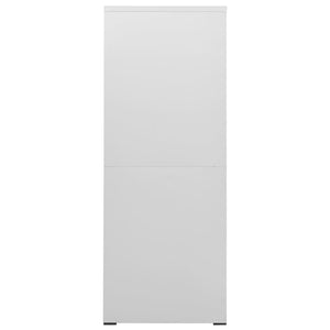 Aktenschrank Stahl Hellgrau, 164 cm