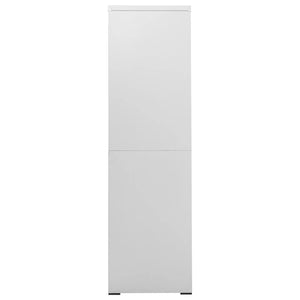Aktenschrank Hellgrau Stahl 90x164 cm