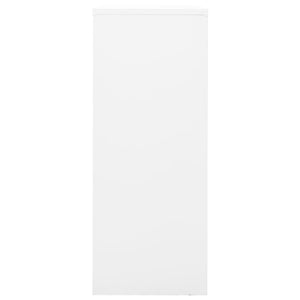 Büroschrank Weiß Stahl 90x40x102cm