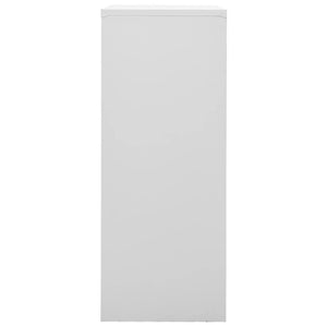 Büroschrank Stahl Hellgrau 90x40x102 cm