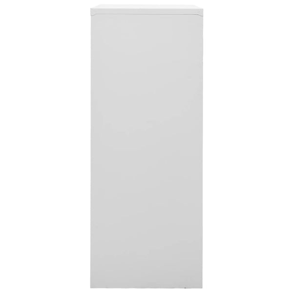 Büroschrank Stahl Hellgrau 90x40x102 cm