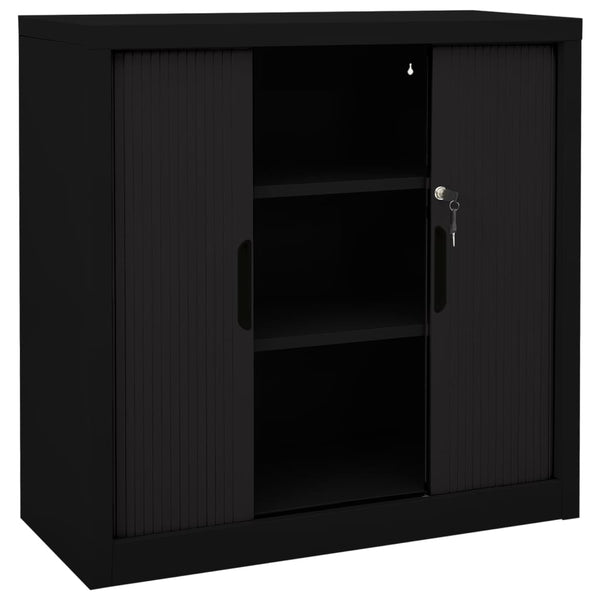 Stahl Schiebetürenschrank 90x90 cm