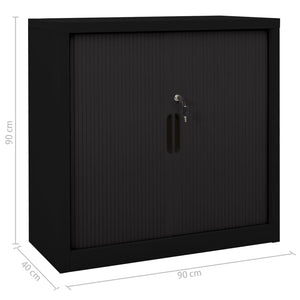 Stahl Schiebetürenschrank 90x90 cm