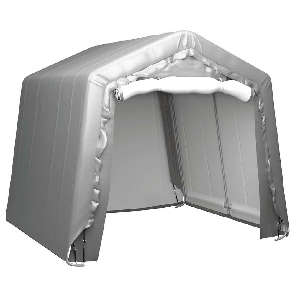 vidaXL Tente de stockage 240x240 cm Acier Gris