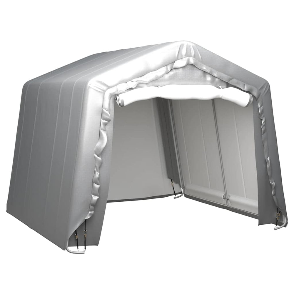 vidaXL Tente de stockage 300x300 cm Acier Gris