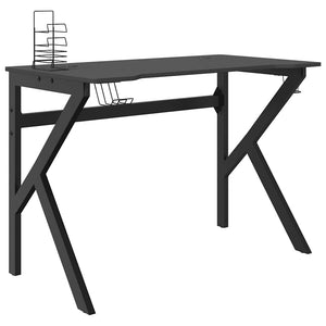 Gaming Schreibtisch Schwarz Rot 110cm