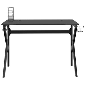 Gaming Schreibtisch Schwarz Rot 110cm
