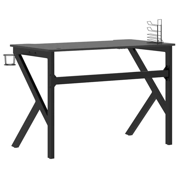Gaming Schreibtisch Schwarz Rot 110cm