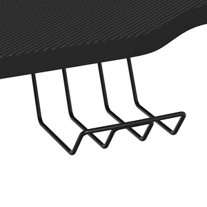 Gaming Schreibtisch Schwarz Rot 110cm