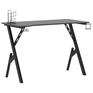 Gaming Schreibtisch Schwarz Rot 110 cm