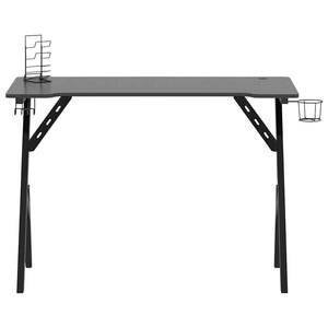 Gaming Schreibtisch Schwarz Rot 110 cm