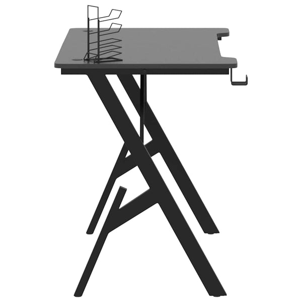 Gaming Schreibtisch Schwarz Rot 110 cm