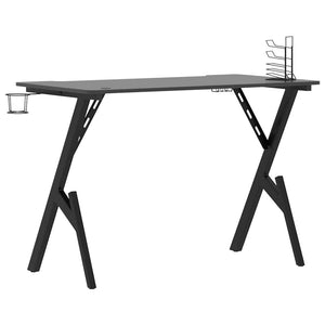 Gaming Schreibtisch Schwarz Rot 110 cm