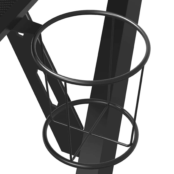 Gaming Schreibtisch Schwarz Rot 110 cm