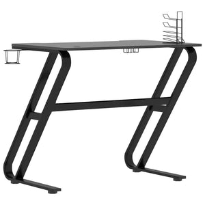 Gaming Schreibtisch Schwarz/Rot 90x60 cm