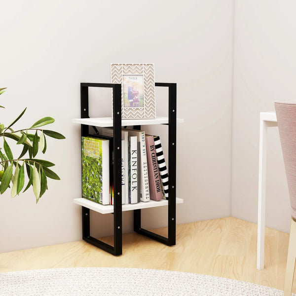 Weißes Bücherregal Kiefer Massivholz 40x70 cm