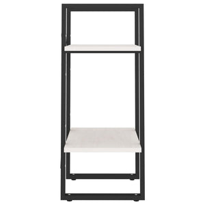 Weißes Bücherregal Kiefer Massivholz 40x70 cm