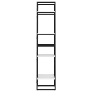 Weißes Bücherregal mit 4 Fächern