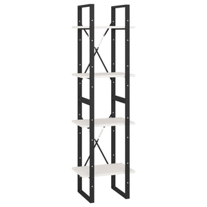 Weißes Bücherregal Kiefer Massivholz 40x140cm