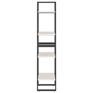 Weißes Bücherregal Kiefer Massivholz 40x140cm
